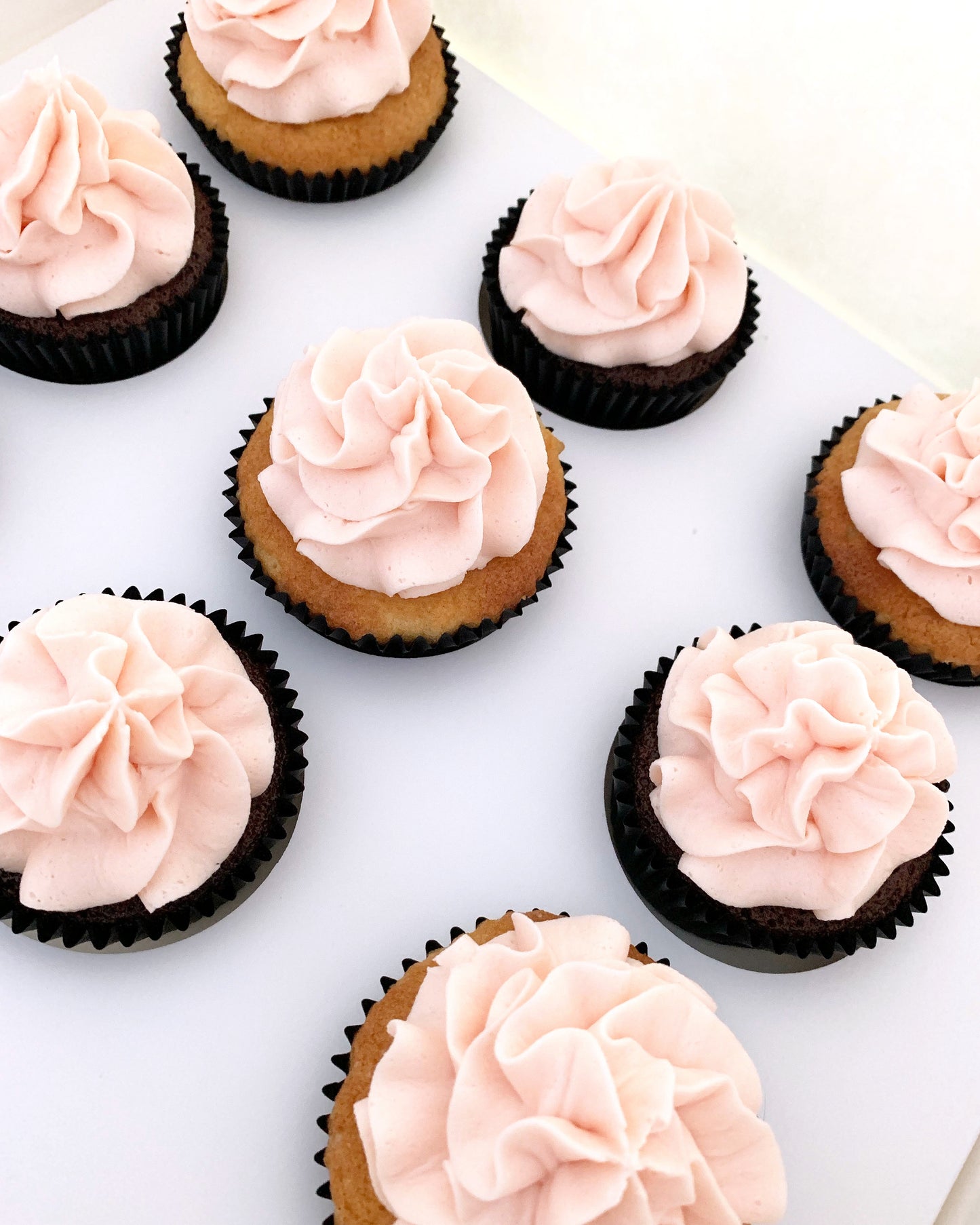 Piped Buttercream Cupcakes - Box of 12