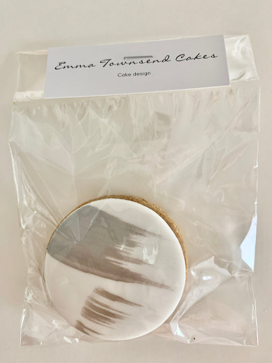 Custom shaped and branded Ginger Cookie - Single bagged and branded - lots of 12