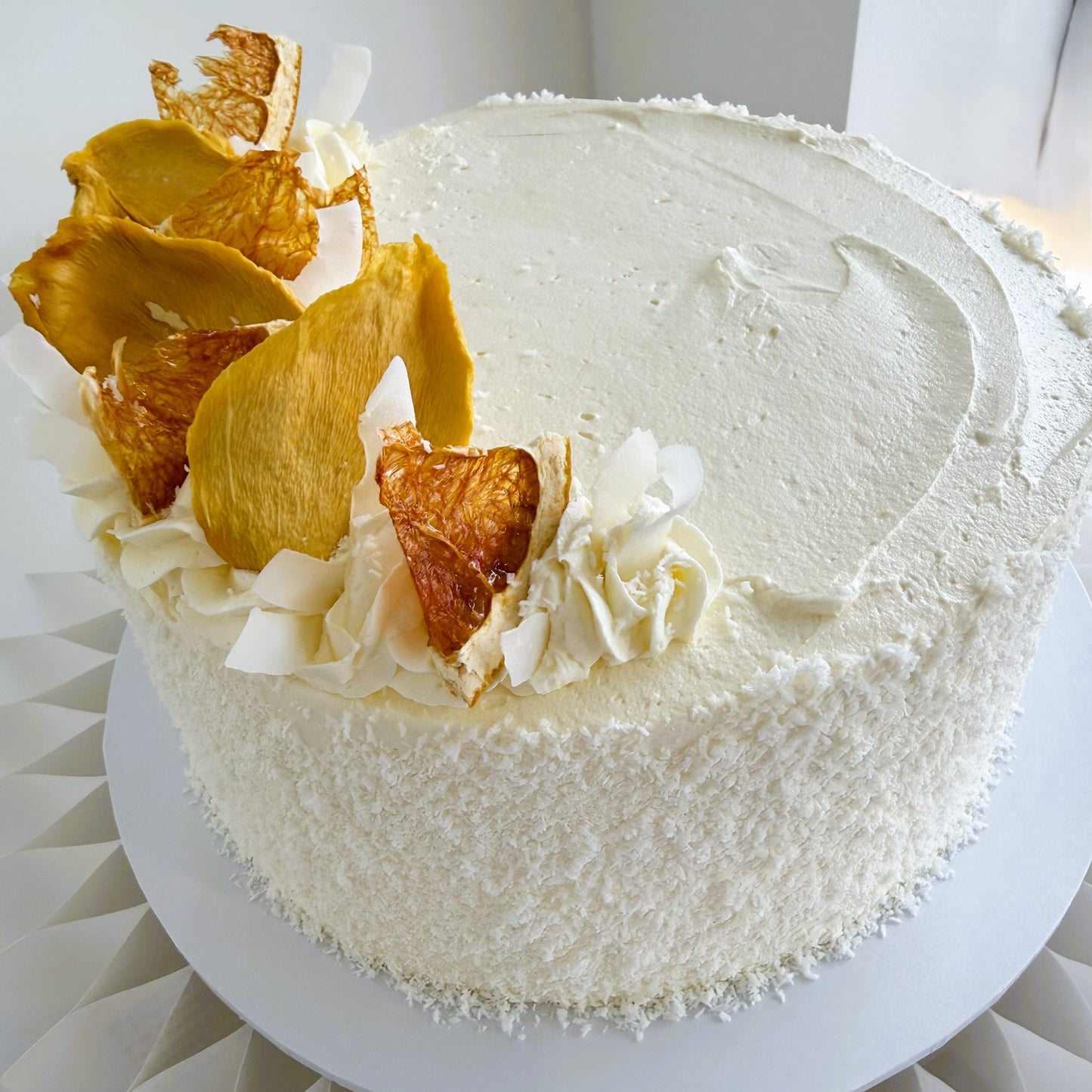 Rustic Botanical Carrot Cake