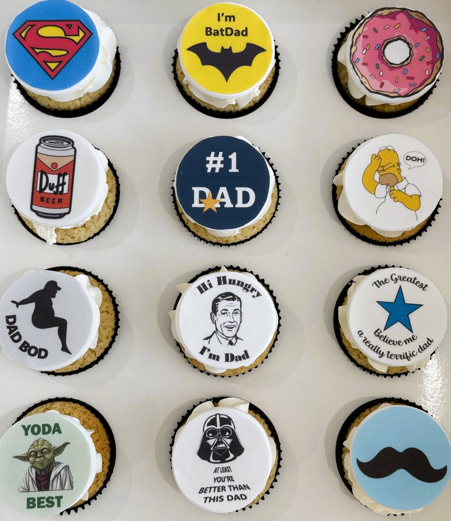 Father's Day Cupcakes - Box of 6 or 12