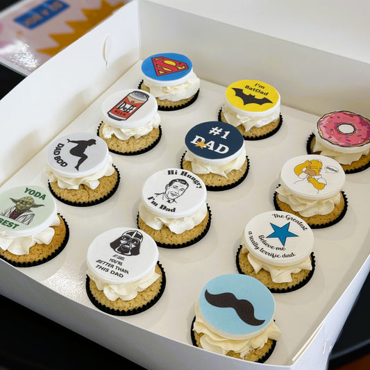 Father's Day Cupcakes - Box of 6 or 12