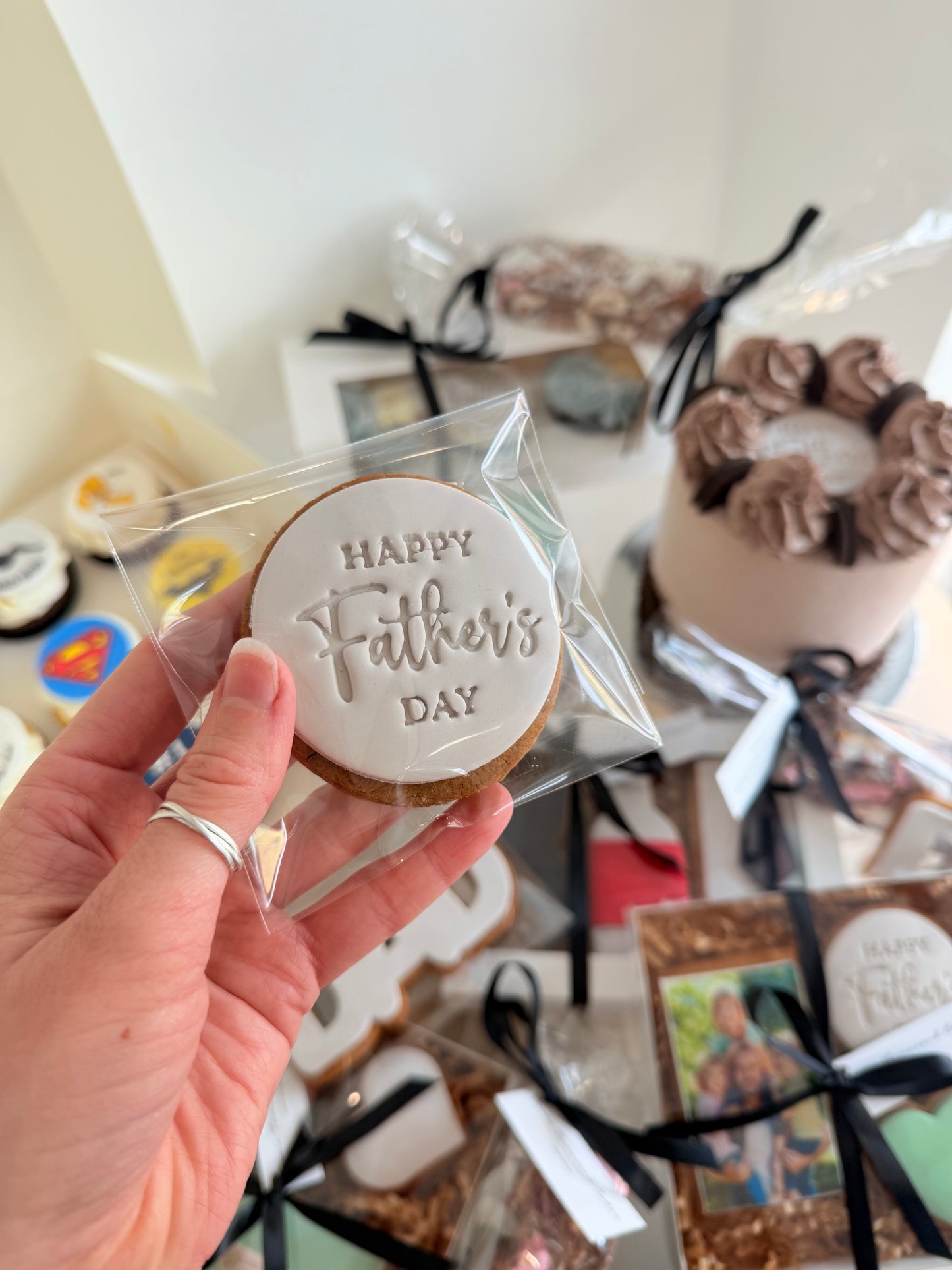 Father's Day Cookies - gift boxes and singles