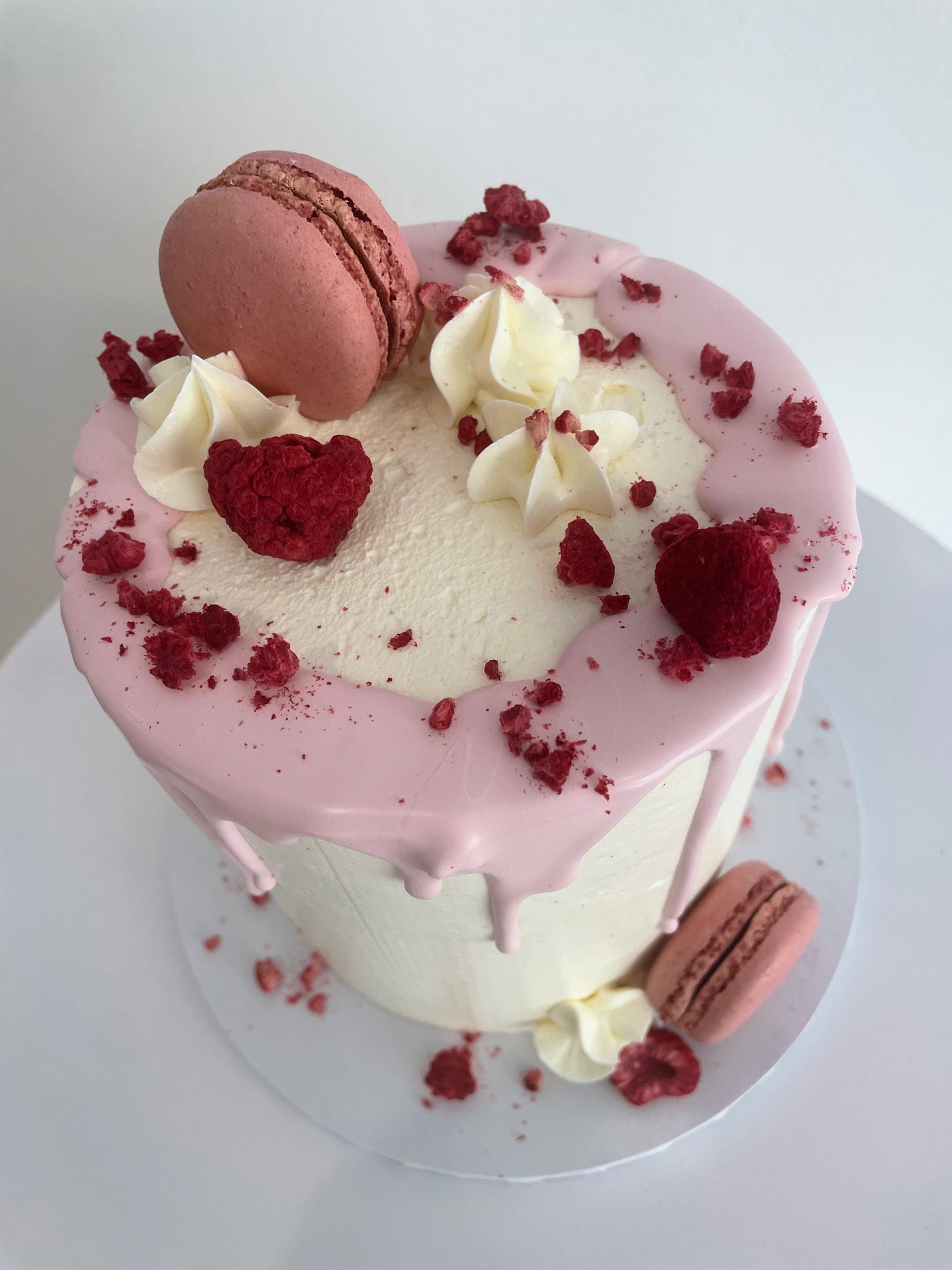 Valentine cake for two