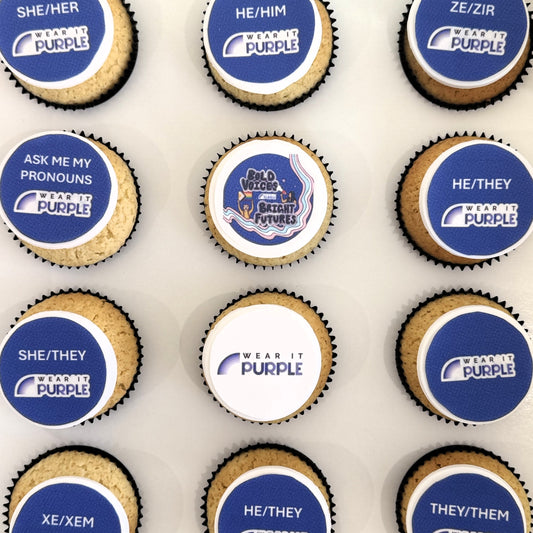 Wear it Purple Day Cupcakes